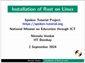 Installation of Rust on Linux - thumb