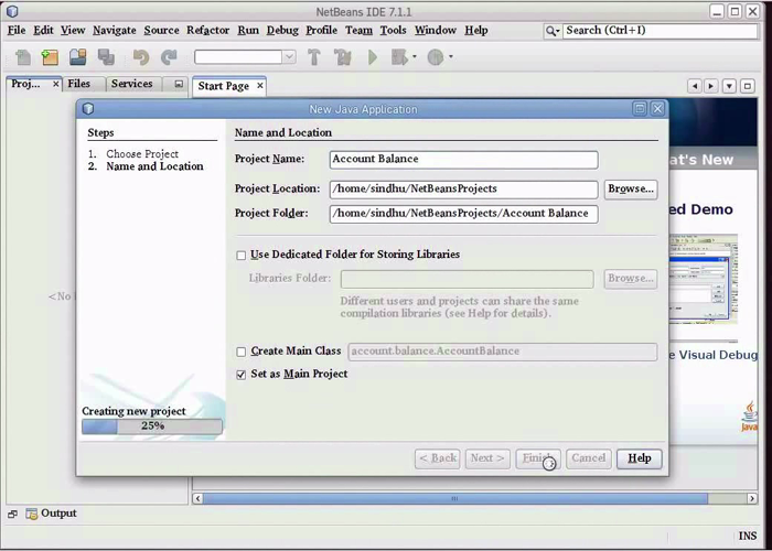 Designing Gui For Sample Java Application Hindi Spoken