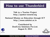 How to Use Thunderbird - thumb