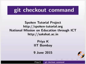 The git checkout command - thumb