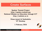 Create Surfaces - thumb