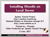 Installing Moodle on Local Server - thumb