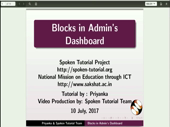 Blocks in Admin Dashboard - thumb