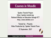 Courses in Moodle - thumb